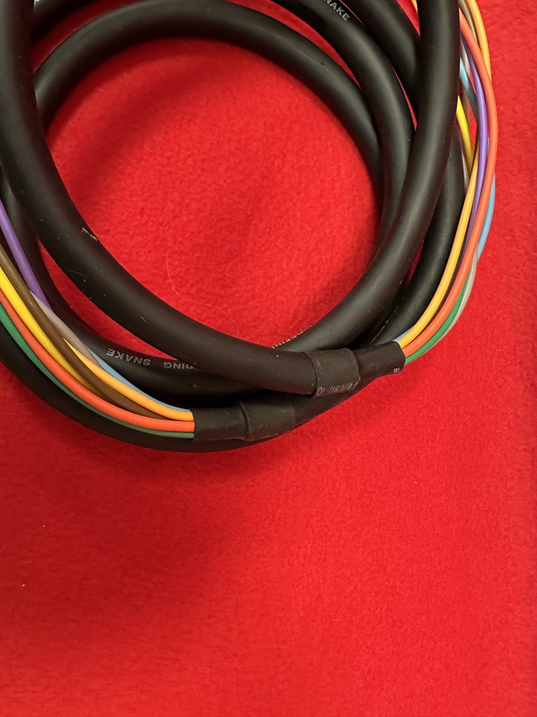Hosa snake 4xPhono stereo – 8xPhono mono 1,8 mtr (used)