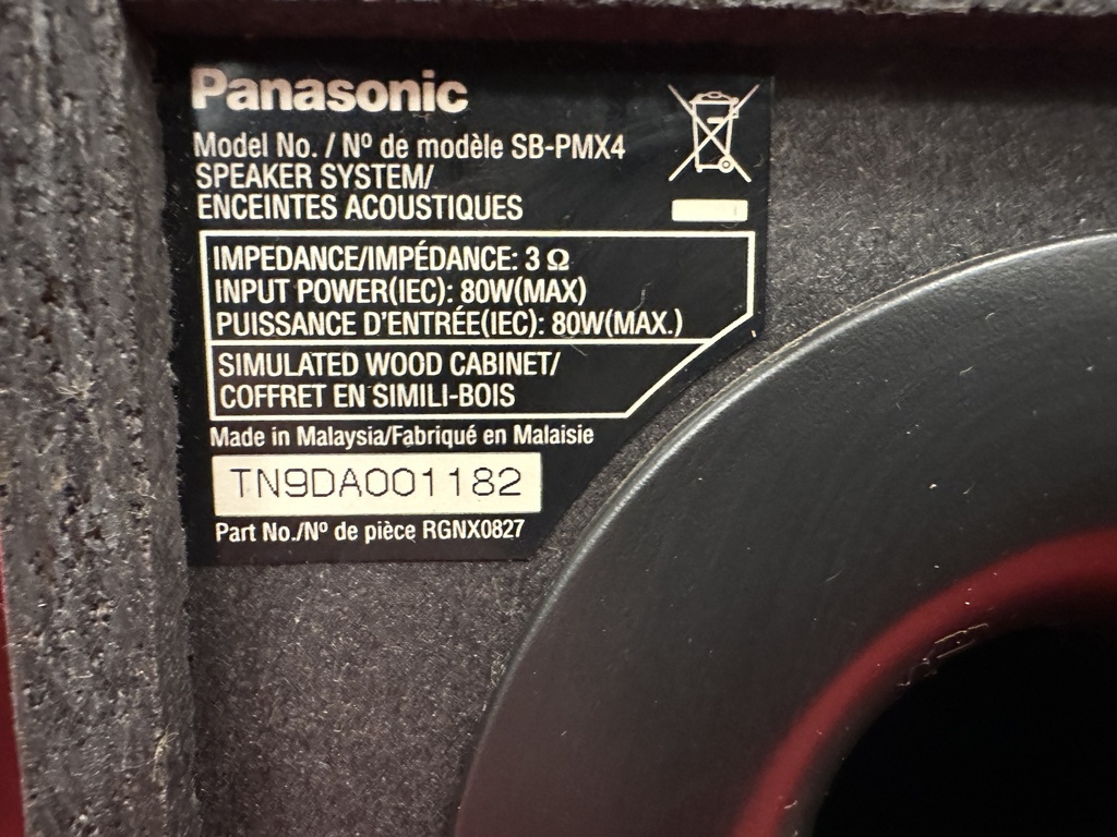 Panasonic SB-PMX4