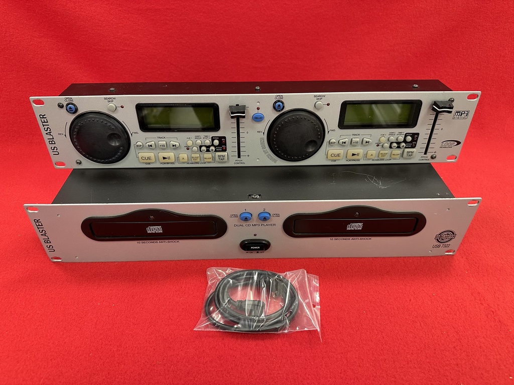 US Blaster Dual CD Player 7322 (used)